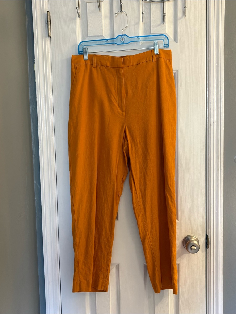 Women’s Tailored Orange Ankle Pants